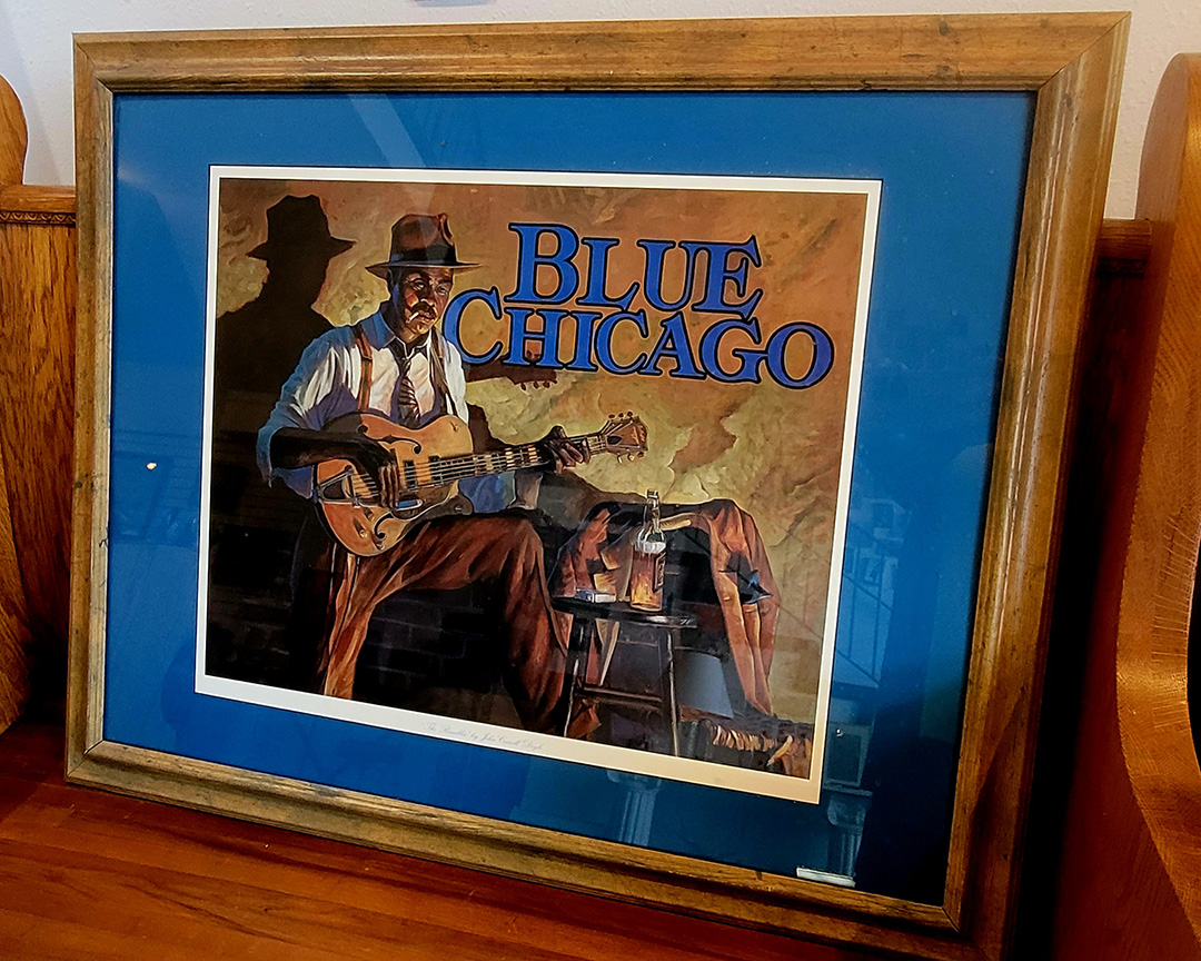 Blue Chicago poster
