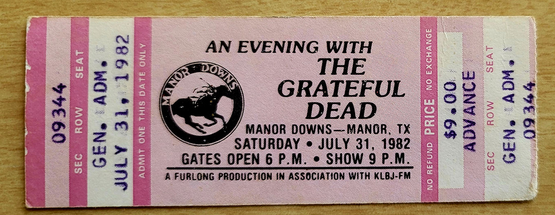 Grateful Dead ticket