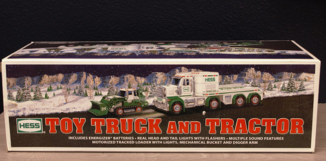 Collectible Hess Toy Truck and Tractor